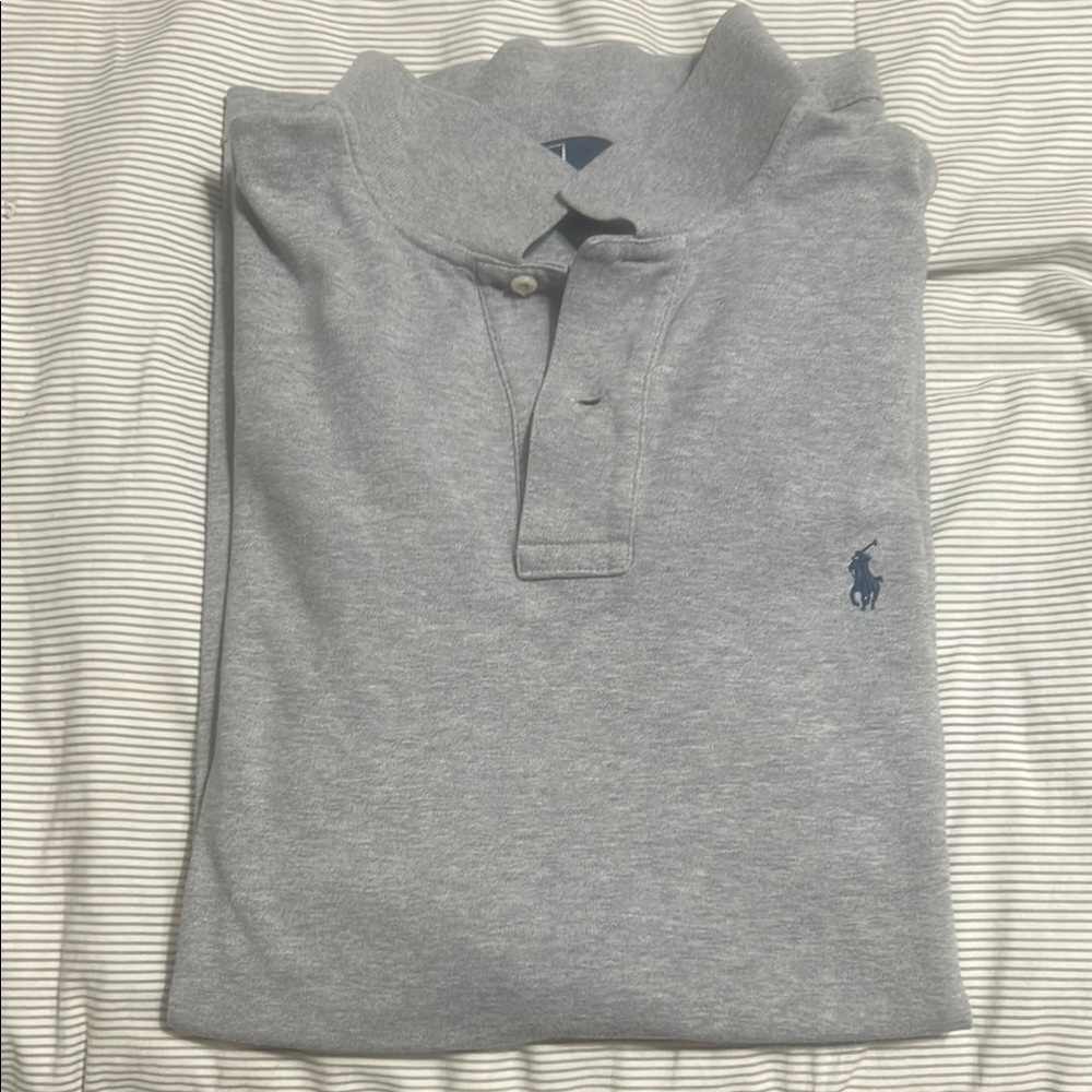 Polo by Ralph Lauren Gray Classic Polo Shirt XL Soft Washed Cotton